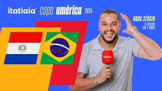 PARAGUAI X BRASIL AO VIVO NA ITATIAIA  REACT DA COPA AMÉRICA 2024 [upl. by Maire]