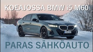 Koeajo BMW i5 M60  Lähes täydellinen sähköauto [upl. by Redman]