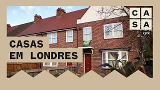 Conheça as casas e a vida dos brasileiros que moram em LONDRES na Inglaterra  Morar Mundo [upl. by Sissel406]