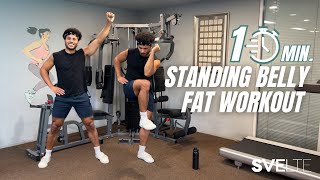 Ultimate Standing Belly Fat Workout [upl. by Claus25]