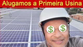 Alugamos Nossa Primeira Usina Solar Fotovoltaica [upl. by Natye]