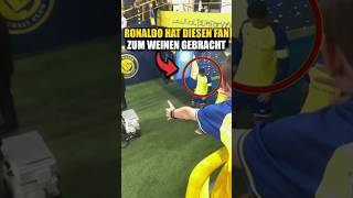 Ronaldo ignorierte einen jungen Fan und brachte ihn zum Weinen 😳 [upl. by Guadalupe]