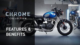 New Bonneville T100 Chrome Edition  Features and Benefits [upl. by Root584]