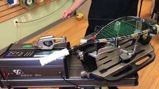 Full Length Movie How to String a Oliver Pure 4 Squash Racquet [upl. by Oynotna]