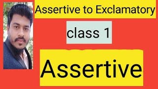 Transformation of sentence Assertive to Exclamatory  Changing sentence  Assertive class hsc [upl. by Atiz]