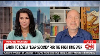 Michael Mann on CNN with Fredricka Whitfield Discussing Day Length Fluctuation MAR 31 2024 [upl. by Ahsuat]