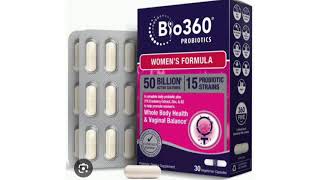 Bio360 Probiotics Womens Formula Capsule [upl. by Labannah520]