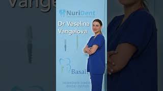 Dr Vesenina Vangelova NuriDent Bulgaria Sofia Zlatovrah 71 shorts BasalFix basalimplants [upl. by Oys527]