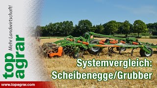 top agrarSystemvergleich Grubber gegen Scheibenegge [upl. by Egoreg]