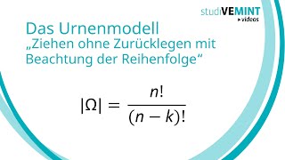 Herleitung der Regeln für das Urnenmodell [upl. by Branen72]