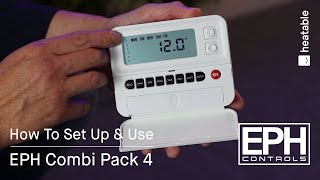 EPH Programmable Room Thermostat Instructions  Combi Pack 4 [upl. by Aloke]