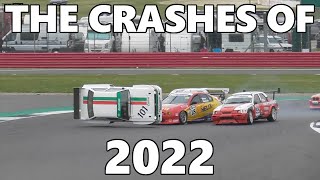 The Crashes of 2022Highlights  UK Motorsport Action [upl. by Salahi]