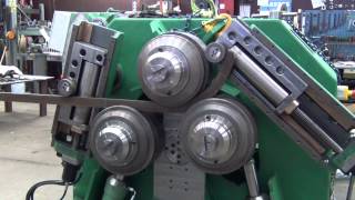 Roundo Section bending machine R52S spiral bending [upl. by Nrehtak]