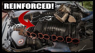 BMW N47 REINFORCED Intake Manifold Installation [upl. by Lehsreh]