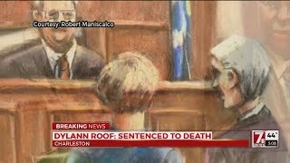 Dylann Roof sentenced to death [upl. by Tips]