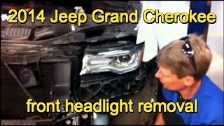 2014 Jeep Grand Cherokee headlamp assembly replacement [upl. by Berlauda]