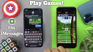 How to Play Games in iMessage with Friends Enjoy [upl. by Ayalat]