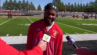 Ferris State Football Week 6 Media Session  Emari OBrien Interview [upl. by Jenifer293]