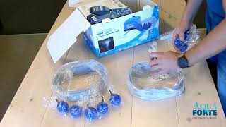 Unboxing AquaForte VSerie Luftpumpe Set [upl. by Stryker525]