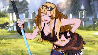 Crimson Bomber Zeta New Costume All IntrosOutrosSupers 4K  Granblue Fantasy Versus Rising [upl. by Niuqram]