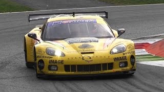 Corvette C6R ZR1 GT2 Sound  Accelerations Fly Bys Downshifts [upl. by Iain725]