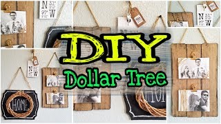 DIY Dollar Tree Farmhouse Decor amp Rustic Decor [upl. by Adnohsek]