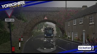 OMSI 2  Yorkshire Counties 30  Route 75 Tiverton Station [upl. by Odnavres]