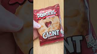 Giant Jammie Dodger Biscuit shorts youtubeshorts biscuits yummy [upl. by Adnahc]