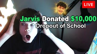 Donating 10000 To Young Fortnite Streamers [upl. by Red]