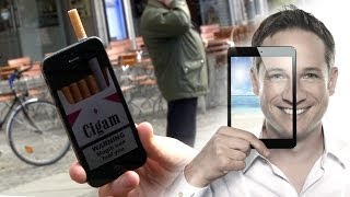 Digital Smoking Prank  S1 E01 iPhone Magic Simon Pierro [upl. by Huoh]