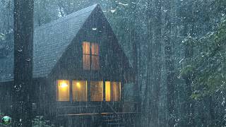 Sonidos de Lluvia en Bosque Brumoso y Truenos  Lluvia Relajante Para Dormir Estudia Relajarse [upl. by Roanna8]