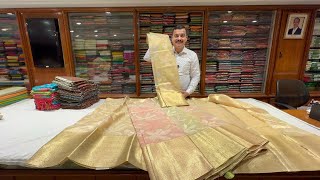 Chickpet Bangalore wholesale pure Banarasi softy silk sarees amp fancy sarees single saree courier av [upl. by Norward999]