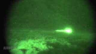 AC130 Gunship Night Live Fire [upl. by Ellenej]