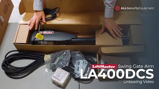 LiftMaster LA400DCS Unboxing  Whats Inside the Box  All Security Equipment [upl. by Tereve]