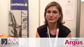 ZF au Salon de lemploi Automobile  interview dEmmanuelle Parisse [upl. by Innad]