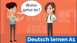 Deutsch lernen mit Dialogen  Lektion 19  sich vorstellen  Personalpronomen  Akkusativ [upl. by Nwaf]