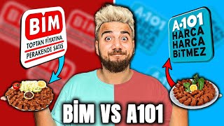 BİM VS A101 YEMEKLERİ KARŞILAŞTIRDIK [upl. by Nichole]