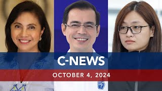 UNTV CNEWS  October 4 2024 [upl. by Tymon]