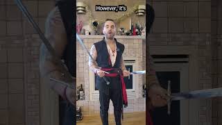 Why Curved Swords Cut Better sword HEMA shorts [upl. by Orwin]