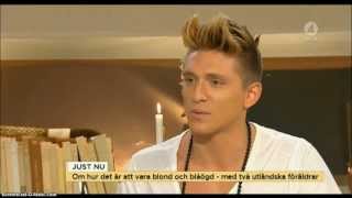 Danny Saucedo on Nyhetsmorgon Interview [upl. by Eanert706]