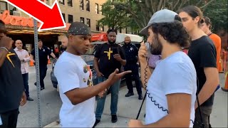 Kirk Franklin Confronts Street Preacher and Instantly Regrets It [upl. by Elocan]