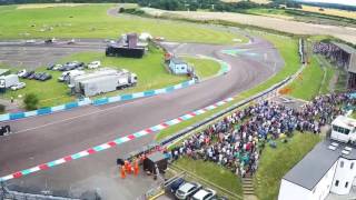 British Superbike Championship at Thruxton  Aerial Footage 2016 [upl. by Pacien]