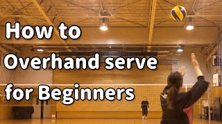 Overhand Serve A Volleyball Over THE NET ⎮Volleyball Drills [upl. by Win]