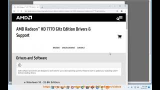 Download AMD Radeon HD 7770 Drivers for Windows 1087 [upl. by Brigitta]