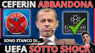 JUVENTUS CEFERIN SHOCK lascia la UEFA le sue PAROLE quotsono stanco diquot  INCREDIBILE ma VERO [upl. by Anelaf517]