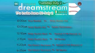 GM 5  MIDATLANTIC HURRICANES VS BASEBALL U PANATIONAL 17  17U COLLEGE DREAMSTREAM  TUE JULY 2ND [upl. by Toll157]