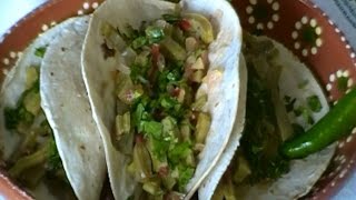 Nopales guisados con un toque de jengibre RecetasdeLuzMa [upl. by Aninaj]