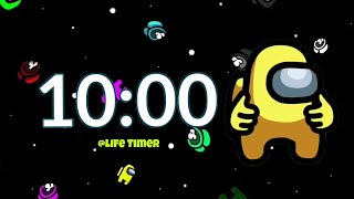 10Minute Among Us Dance Party Timer  Groovy Countdown amongus 10minutes countdown [upl. by Aissatan]