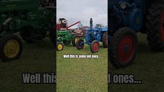 Gamle traktorer udstillet på dyreskuet 🐎🚜🐮🐽🌱☀️ farmlife farming tractor tractorvideo [upl. by Maury]