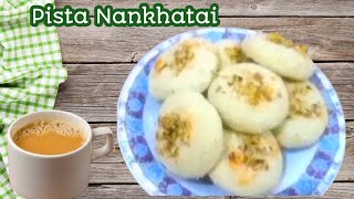 Pista Nankhatai Recipe  Eggless Cookies  Nankhatai Biscuits YummyTraditional100 [upl. by Mittel]